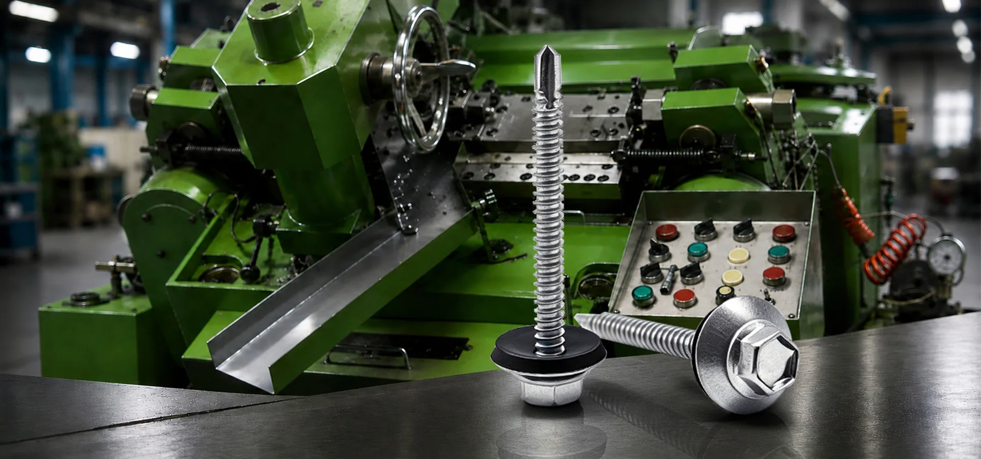 Wotu fastener production equipment with self-drilling screws